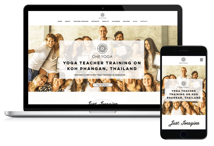 One Yoga website preview