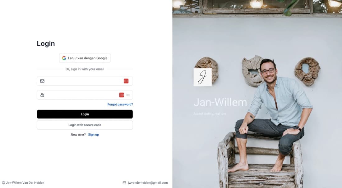 The default GoHighLevel login: plain white form with a black Login button.